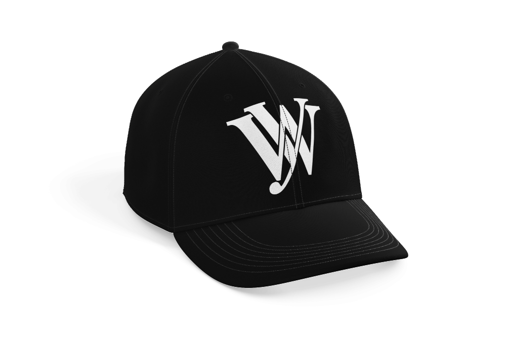 WESTYARD BASEBALL CAP - BLACK, WHITE