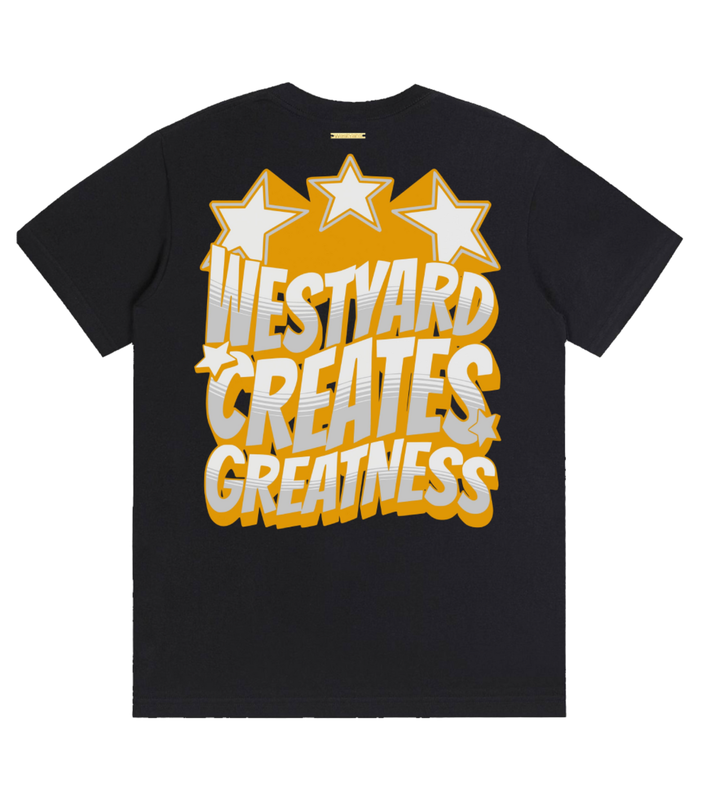 WESTYARD CREATES GREATNESS T-SHIRT - BLACK/ORANGE