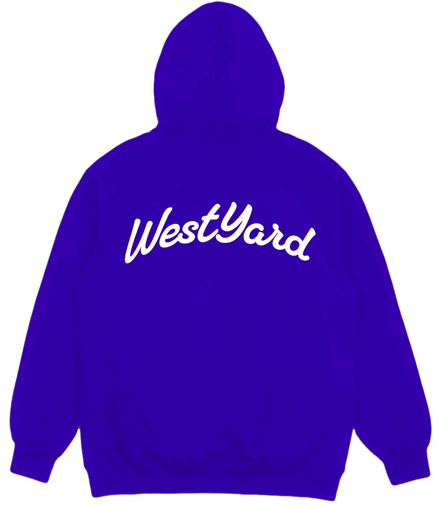 WESTYARD BACK DESIGN HOODIE - BLUE/WHITE