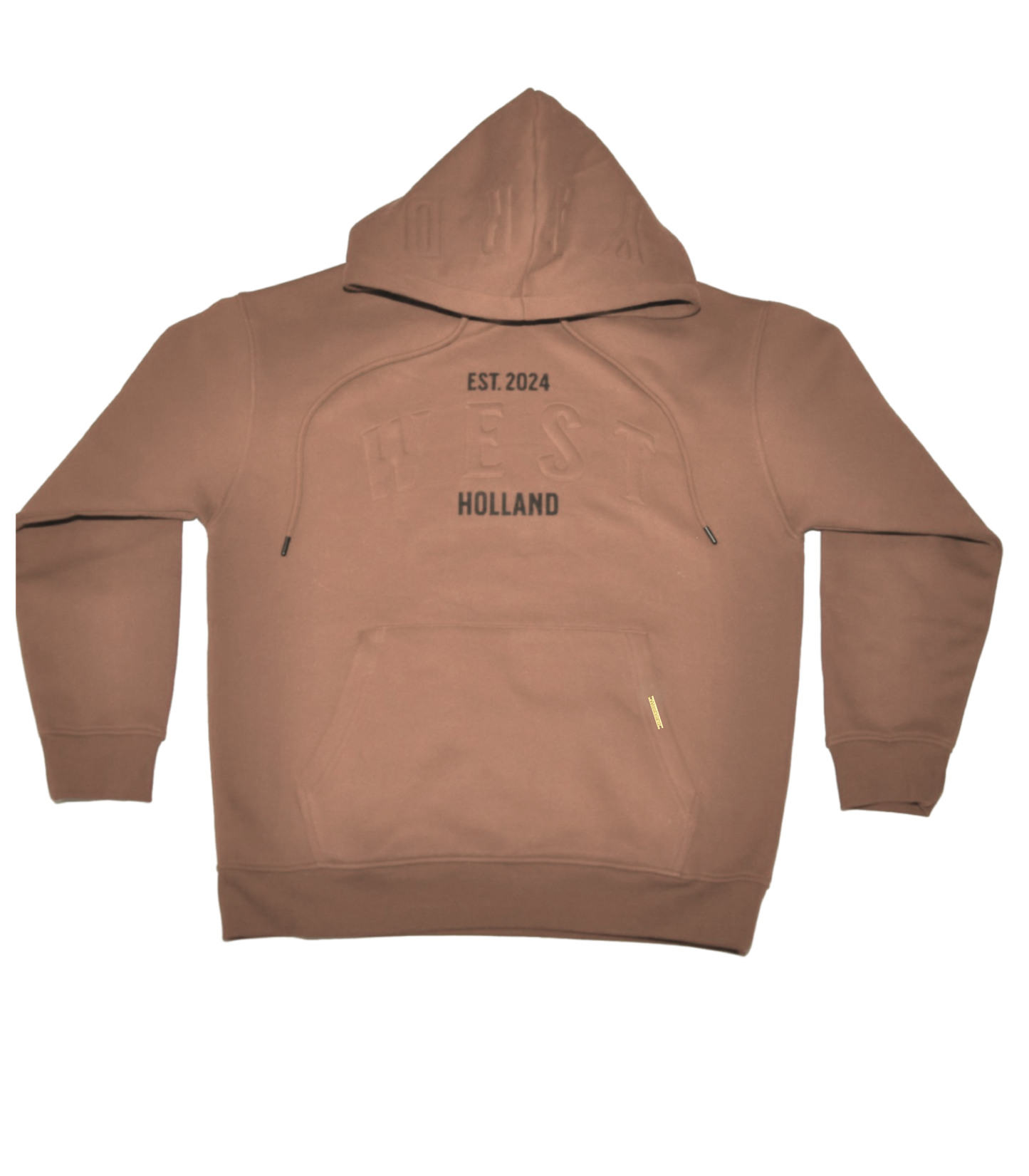 WESTYARD EMBOSSED HOODIE - CREME