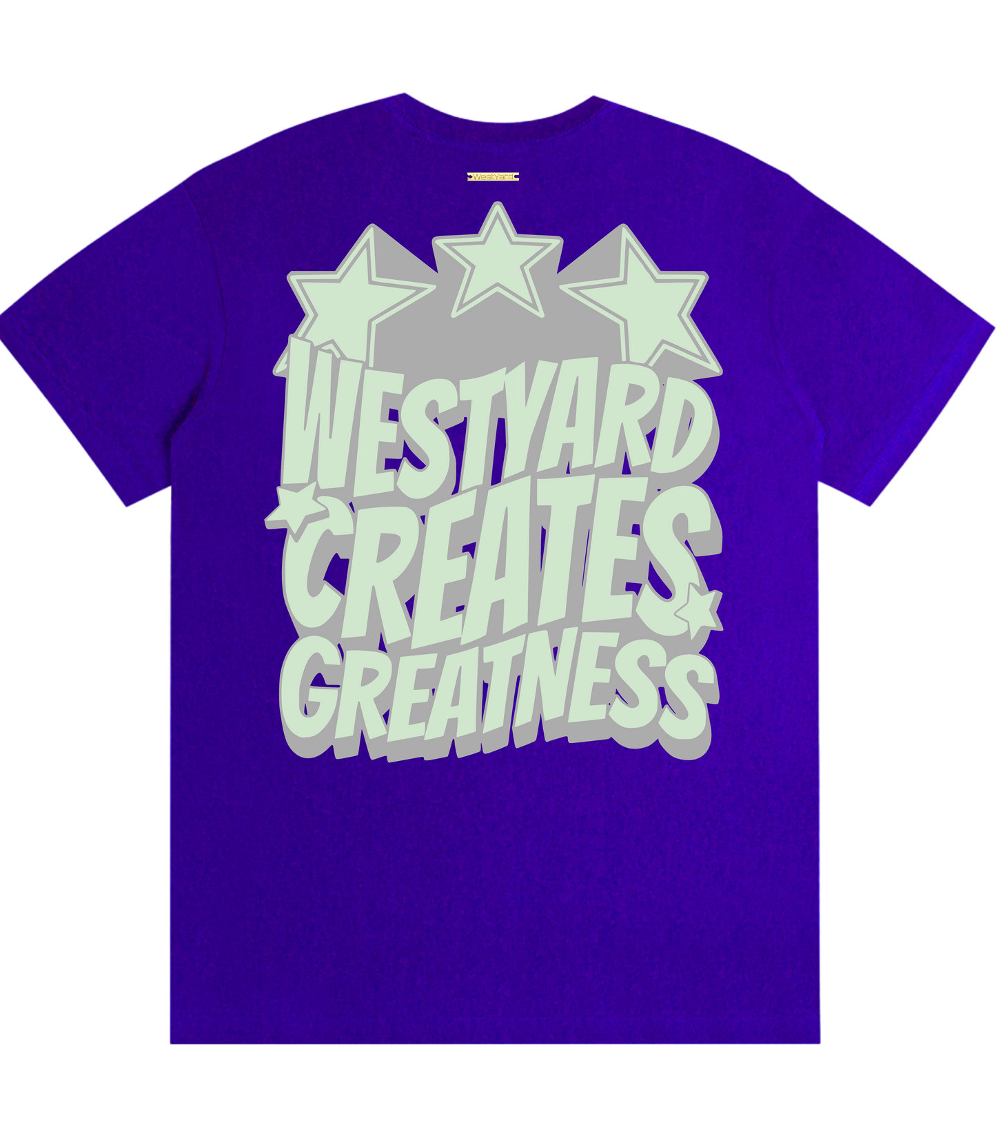 WESTYARD CREATES GREATNESS T-SHIRT - BLUE/WHITE