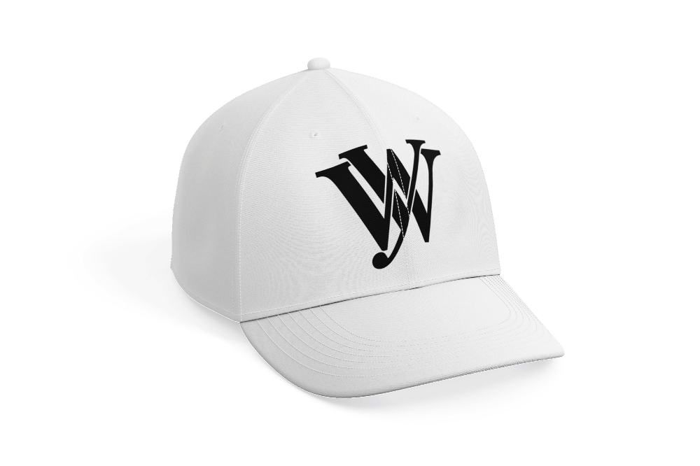 WESTYARD BASEBALL CAP - WHITE, BLACK