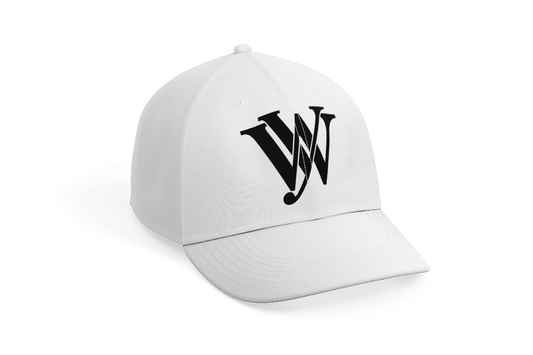 WESTYARD BASEBALL CAP - WHITE, BLACK