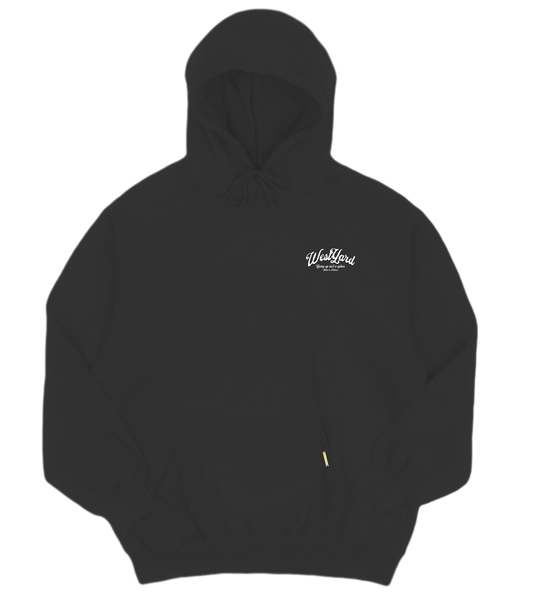 WESTYARD CLASSIC ESSENTIAL HOODIE - BLACK