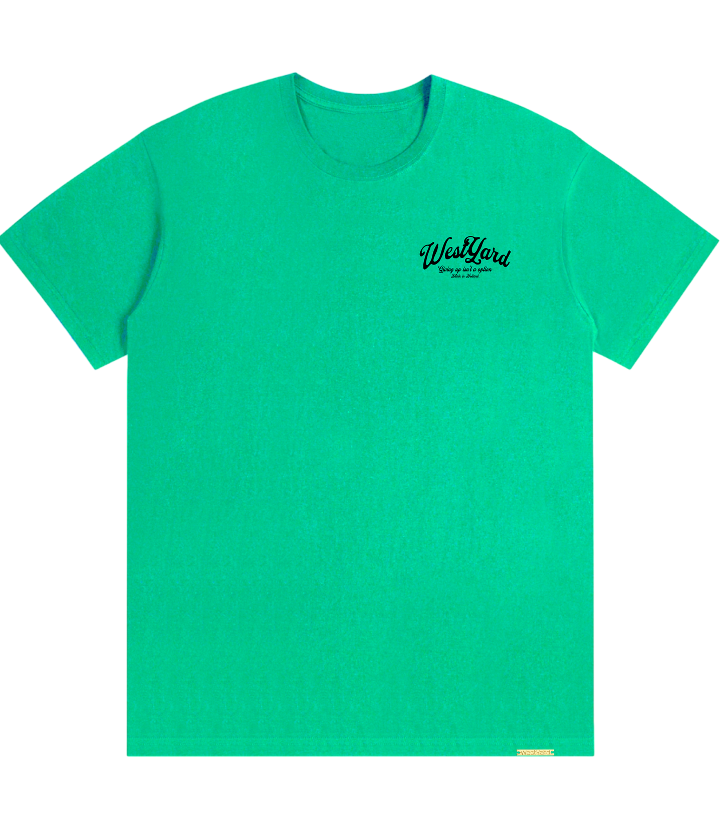 WESTYARD SIMPLE T-SHIRT - TURQOUISE/BLACK