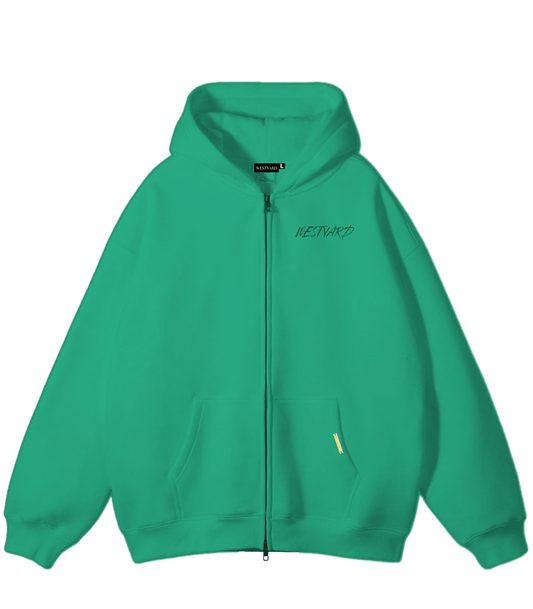 WESTYARD OVERSIZED VEST - TURQOUISE