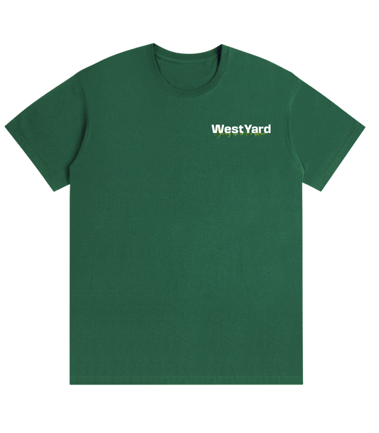 WESTYARD GIVING UP ISN'T AN OPTION T-SHIRT - GREEN/YELLOW