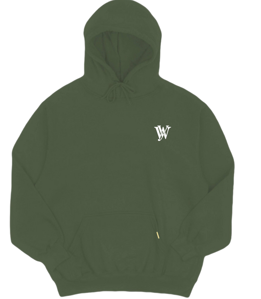 WESTYARD MONEY IS EVERYTHING HOODIE - DARK GREEN/BLACK