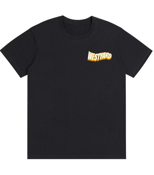 WESTYARD CREATES GREATNESS T-SHIRT - BLACK/ORANGE