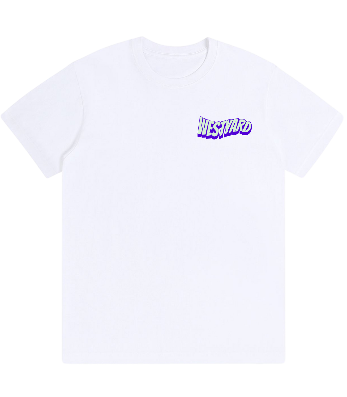 WESTYARD CREATES GREATNESS T-SHIRT - WHITE/BLUE